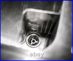1M Commercial Kitchen Catering Stainless Steel Single Bowl Sink Left Hand Drain