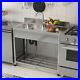 1M-Stainless-Steel-Commercial-Kitchen-Work-Table-Sink-Single-Bowl-Drainer-Unit-01-wjn