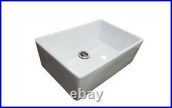 24 Heavy Duty Ceramic Single Bowl Vessel Bathroom Sink 24 x 16