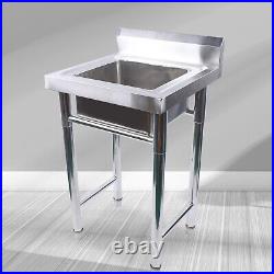 50x50cm Stainless Steel Commercial Kitchen Catering Sink Single Bowl Mop Sinks