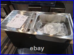 Abode Neron Single Bowl Sink in Stainless Steel NEW