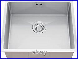 Amazon Brand Umi Undermount Kitchen Sink Single Bowl, 50x40cm