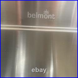 BELMONT single bowl, heavy duty, stainless steel, with drainer Basket