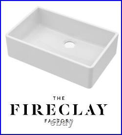 Balterley Fireclay Single Bowl Butler Kitchen Sink 220 x 500 x 795mm BKS206