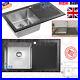 Black-Reflection-Single-Bowl-Glass-Inset-Kitchen-Sink-RHD-LHD-Hand-Drainer-New-01-byw