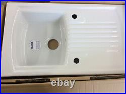 Blanco Setura 5s Single Bowl White Ceramic Inset Sink, Reversible Ref Bl520520