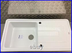 Blanco Tolon Xl6s Single Bowl White Ceramic Inset Sink, Reversable Ref Bl520323