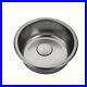 Burnished-Gunmetal-stainless-steel-Single-Round-bowl-kitchen-sink-trough-420-mm-01-uc