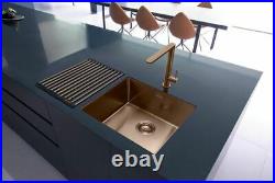 Caple MODE045/CO Undermount or Inset Copper Single Bowl Kitchen Sink