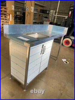 Catering Sink Commercial Kitchen Stainless Steel Single Bowl Unit