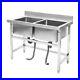 Catering-Sink-Commercial-Stainless-Steel-Kitchen-Single-Double-Bowl-Drainer-Unit-01-gcbf