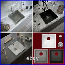 Comite Kitchen Sink Single Basin 1 Deep Bowl Colours Undermount / Insert Wastes