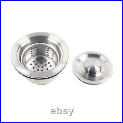 Commercial Sink Square Kitchen Catering Sink Single Bowl Drainer Stainless Steel