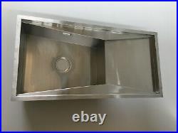 Designer Kitchen Sink Right Hand Drainer, 1000x500mm, Single bowl 1.2mm thick
