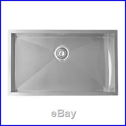 ENKI KS001 Large Kitchen Sink Stainless Steel 1 One Single Bowl Undermount