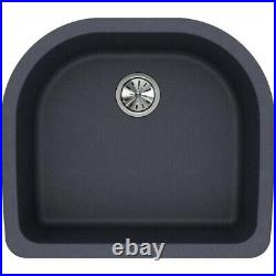 Elkay Quartz Classic Undermount Composite 25 in. Single Bowl Kitchen Sink