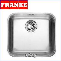 FRANKE GAX 110-45 GALASSIA 1.0 Bowl Undermount Kitchen Sink Stainless Steel