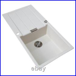 Franke 1.0 Bowl Cream Reversible Composite Kitchen Sink & KT6CU Single Lever Tap