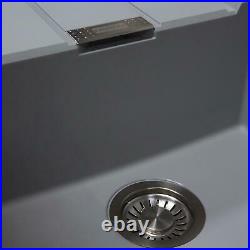 Franke 1.0 Bowl Light Grey Reversible Composite Kitchen Sink & Chrome Mixer Tap