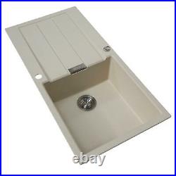 Franke 1 Bowl Coffee Reversible Composite Kitchen Sink & KT6CU Single Lever Tap