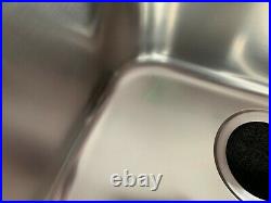 Franke Argos AGX 611-86 Stainless Single 1.0 Reversible Bowl Kitchen Sink H7
