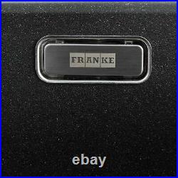 Franke Aveta 1 Bowl Black Tectonite Kitchen Sink & Brushed Nickel Mixer Tap