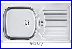 Franke Kitchen Sink Single Bowl Made of Stainless Steel Smooth Eurostar101036892