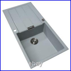 Franke Sirius S2D611TS 1.0 Bowl Grey Tectonite Reversible Kitchen Sink & Waste