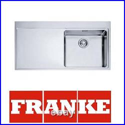 Franke Stainless Steel Kitchen Sink, Single Bowl LHD, Colander & Chopping Board