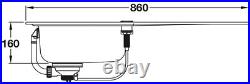 Grohe K200 Kitchen Single Bowl Sink BauEdge Tap Set, Surface Mounting, 31562SD0