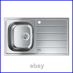 Grohe K200 Kitchen Single Bowl Sink BauEdge Tap Set, Surface Mounting, 31562SD1