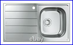 Grohe K200 Stainless Steel Kitchen Sink Single Bowl Surface Mount Model 31562SD1