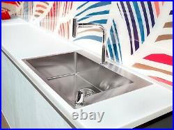 Hansgrohe C71 Kitchen Sink Single Bowl With Mixer Tap Stainless Steel Free Waste