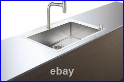 Hansgrohe C71 Kitchen Sink Single Bowl With Mixer Tap Stainless Steel Free Waste