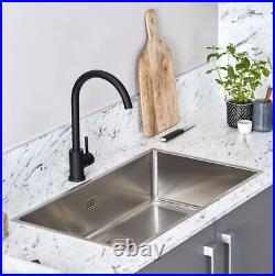 Iivela TOVEL70 Stainless Steel 73cm Inset Undermount Single Bowl Kitchen Sink