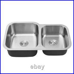 Inset Kitchen Sink Single Bowl Stainless Steel Reversible Drainer Plumbing+Waste