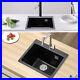 Inset-Undermount-Kitchen-Sink-Black-Quartz-Stone-Single-Bowl-with-Drainer-Waste-01-gja