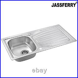 Contemporary Furniture Kitchen Stainless Steel Kitchen Sink 980 x 510 mm,Silver