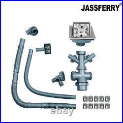 JASSFERRY Stainless Steel Insert Kitchen Sink Single Bowl Drainer 1.2mm