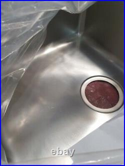 Kitchen Sink 25cm Radius Stainless Steel Single Bowl Undermount Sink E25UM4801