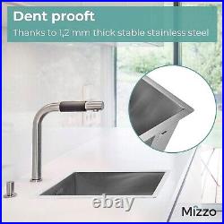Kitchen Sink Mizzo Linea 50x40x18cm Single Bowl Stainless Steel
