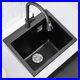 Kitchen-Sink-Single-Bowl-550x490mm-Black-Ceramics-Stone-Undermount-Inset-Waste-01-jz