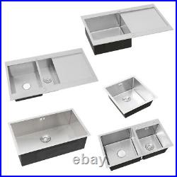 Kitchen Sink Stainless Steel Corrosion Resistant Insert Bowl with Waste Kit