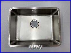 Kitchen Sink Undermount Single Bowl, 0.8 mm Thick Stainless S, 540x4100x170mm