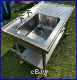Kitchen Sink Unit Commercial Sink Stainless Steel Catering Kitchen Single Bowl