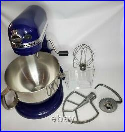 KitchenAid Series 600 Professional 6-qt Stand Mixer with attachments, Blue