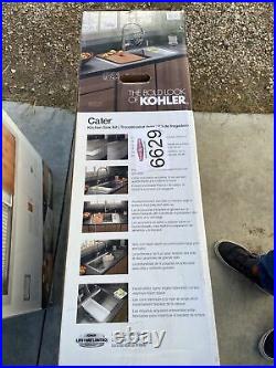 Kohler Cater 33 x 22 x 9 Top Mount Undermount Single Bowl kitchen Sink Kit