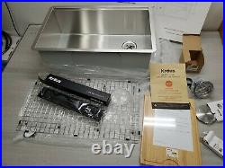 Kraus KWU110-30 Kore Kitchen Single Bowl 30 Inch 30- Workstation Sink