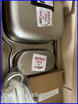 Leisure Eaton 1.5 Bowl Reversible Kitchen Sink and Single Lever Tap Pack New