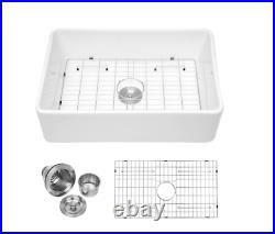 Multi-Size Ceramic Farmhouse/Apron-Front Single Bowl Kitchen Sink